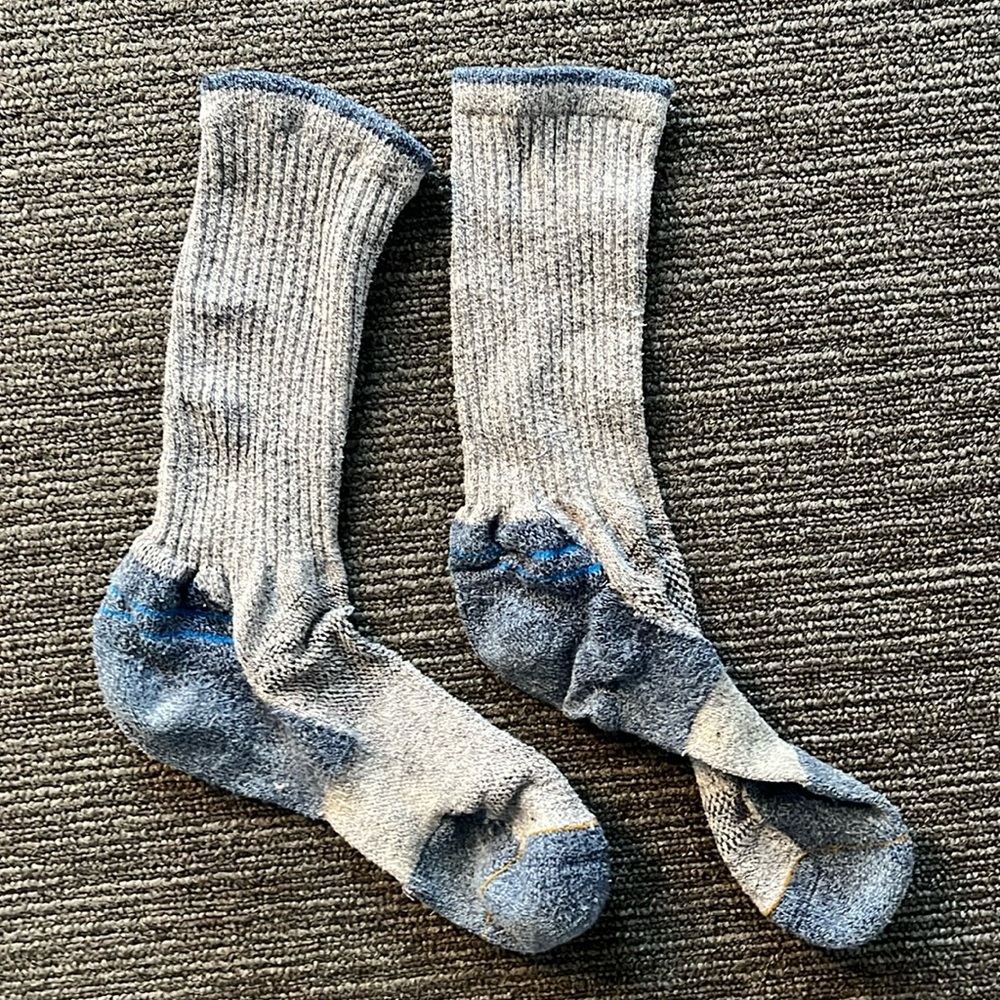Light gray socks